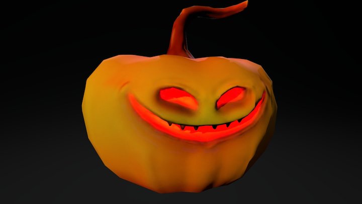 Pumpkin Head I 3D Model