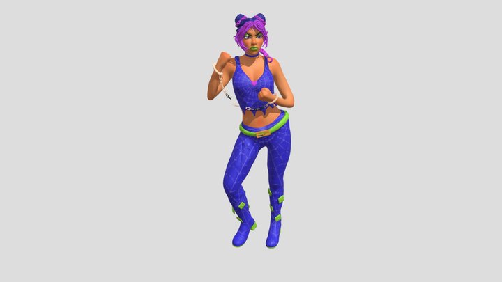 Jolyne Kujo from Jojo Stone Ocean 3D Model
