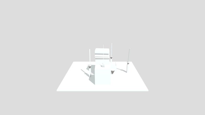 21st Century Fox Fake Logo 3D Model