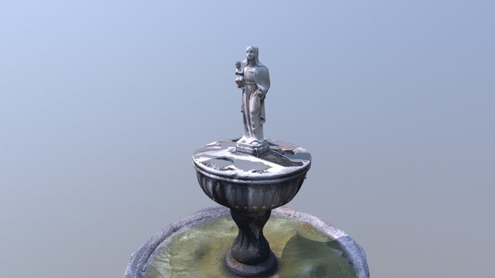 Fuente Virgen de la Casa Salazar 3D Model