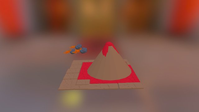 Copy Of Volcano (1) 3D Model