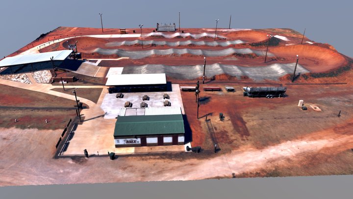 Yukon BMX Track 2023 3D Model