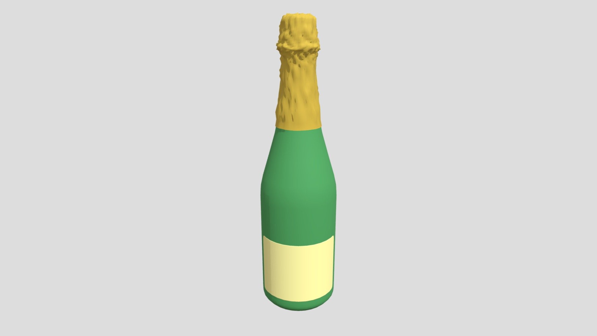 Champagne Bottle 750ml — Sketchfab embed 3D viewer