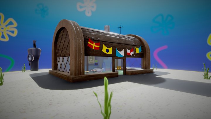 The Krusty Krab 3D Model