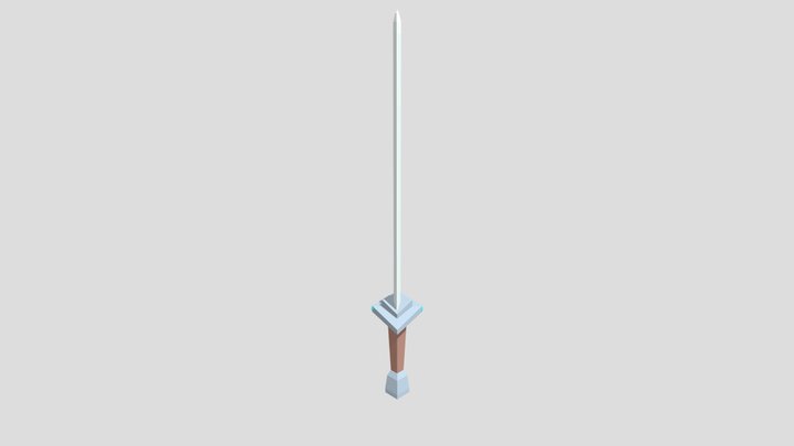 Two FREE Low Poly Swords 3D Model