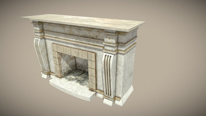 Chimenea Inglesa - Fireplace 3D Model