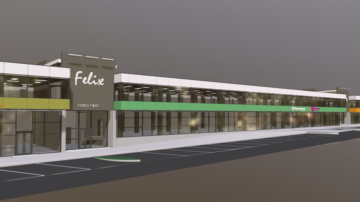 ТЦ на Дзержинского 3D Model