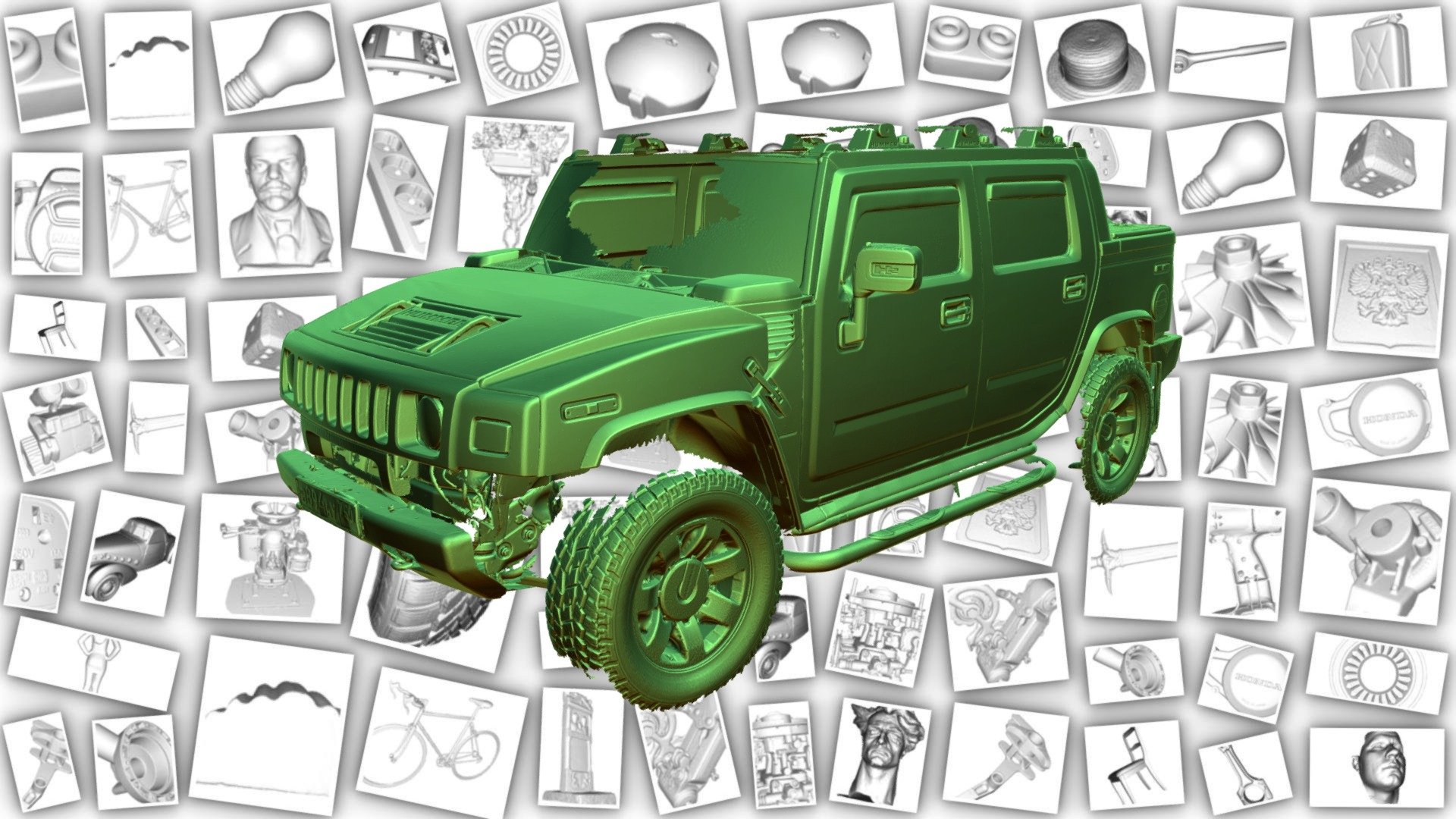 Hummer автомобилей механик 3d