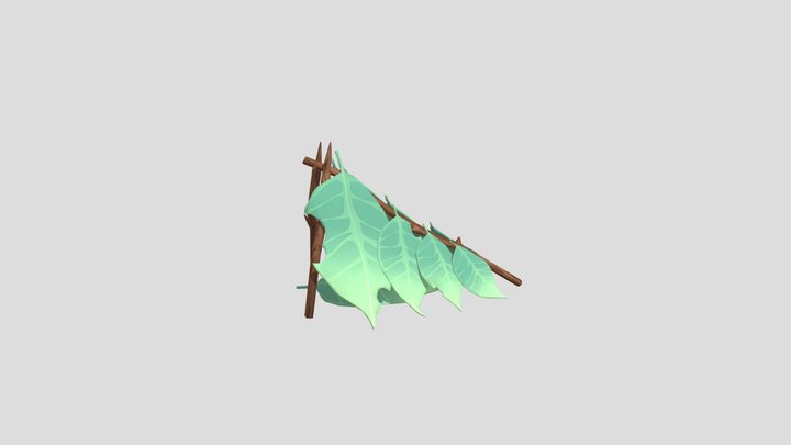 Leaf shelter 3D Model