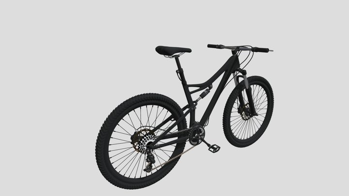 Bicycle carbon dream total black 3D Model