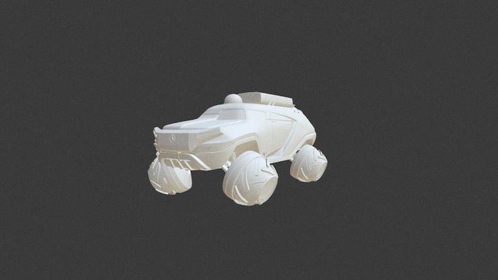 Plain model without textures 3D Model
