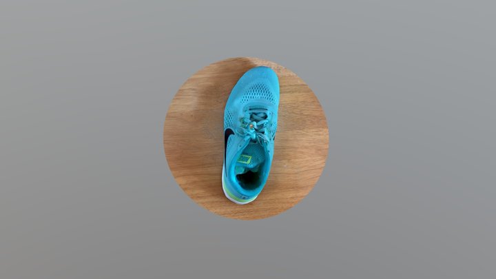 A 3D Model of a Nike Running Shoe 3D Model