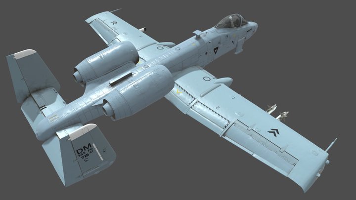 A-10 Thunderbolt 3D Model