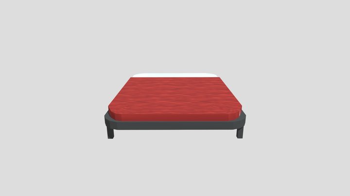 Modern bed 3D Model