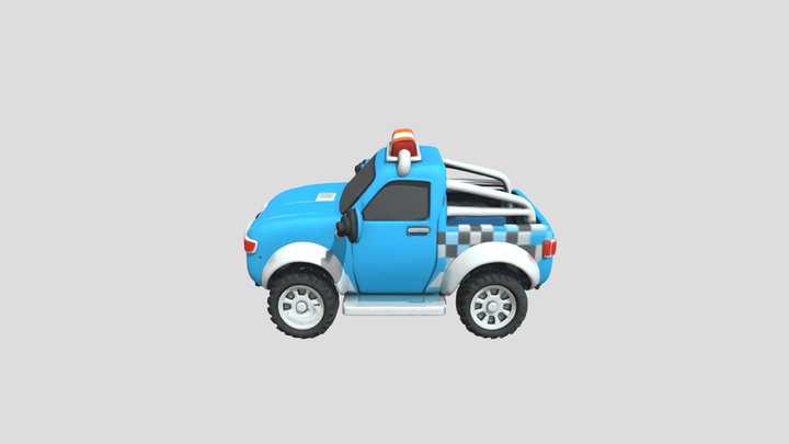 Plugger ,Truck, Roary the Racing Car. ganchin 3D Model