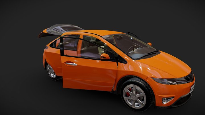 Honda Civic Hatchback 3D Model