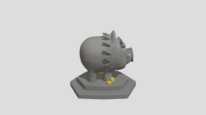 Hoggy Bank 3D Model