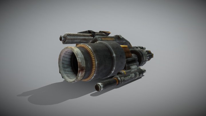 BumbleBee Cannon HD transformers Human Alliance 3D Model