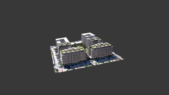 BLU_buildings_AR 3D Model