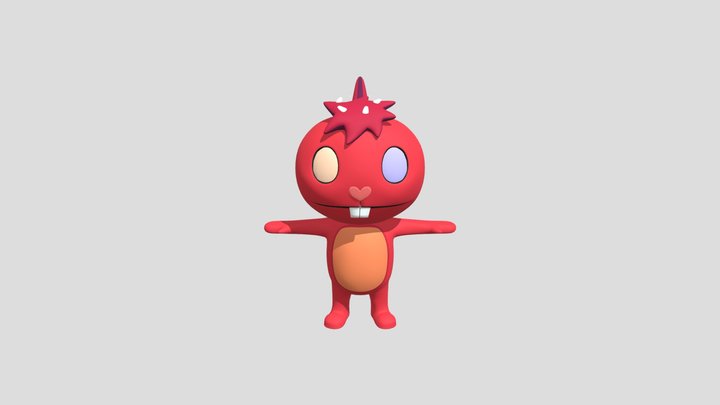 Flaky 3D Model