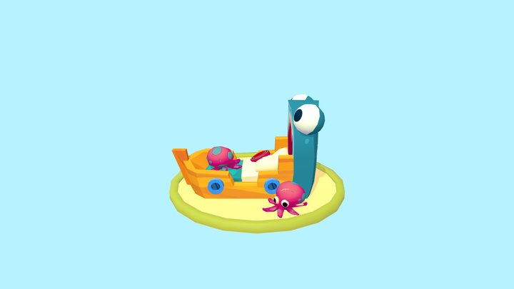 BC_poulpysharky_sketchfab 3D Model