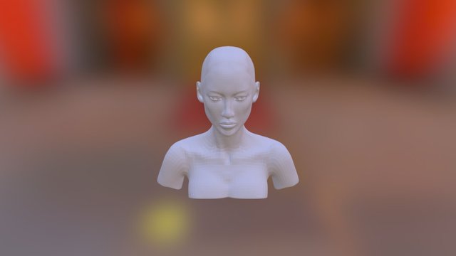 Yula portrait 3D Model