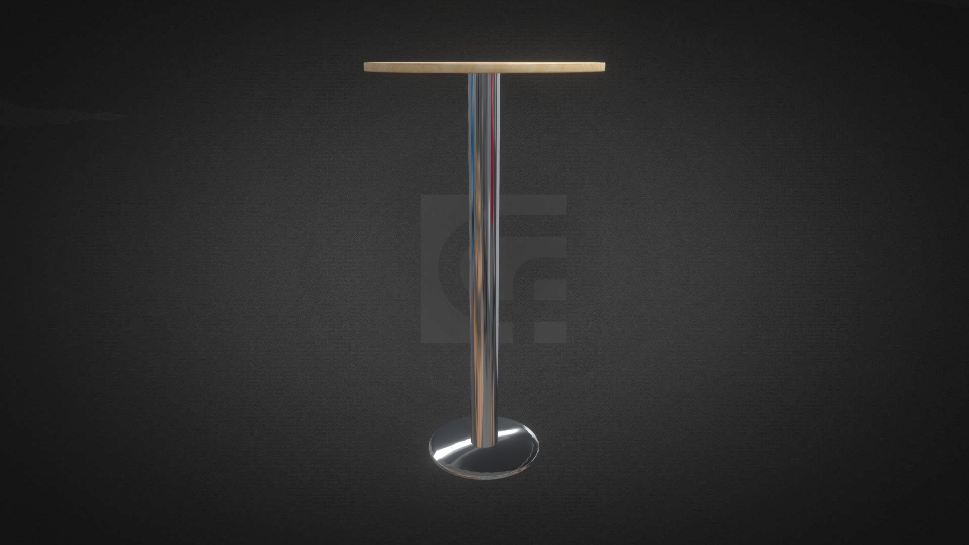 3D model Surf High Table Hire - This is a 3D model of the Surf High Table Hire. The 3D model is about a light fixture on a wall.