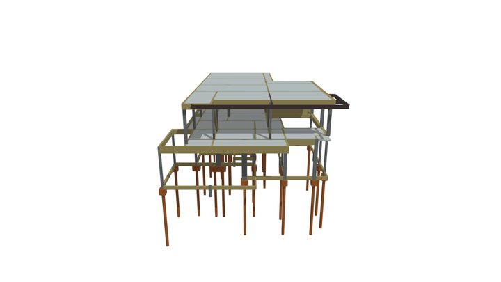 Projeto Estrutural Casa Gabriel 3D Model