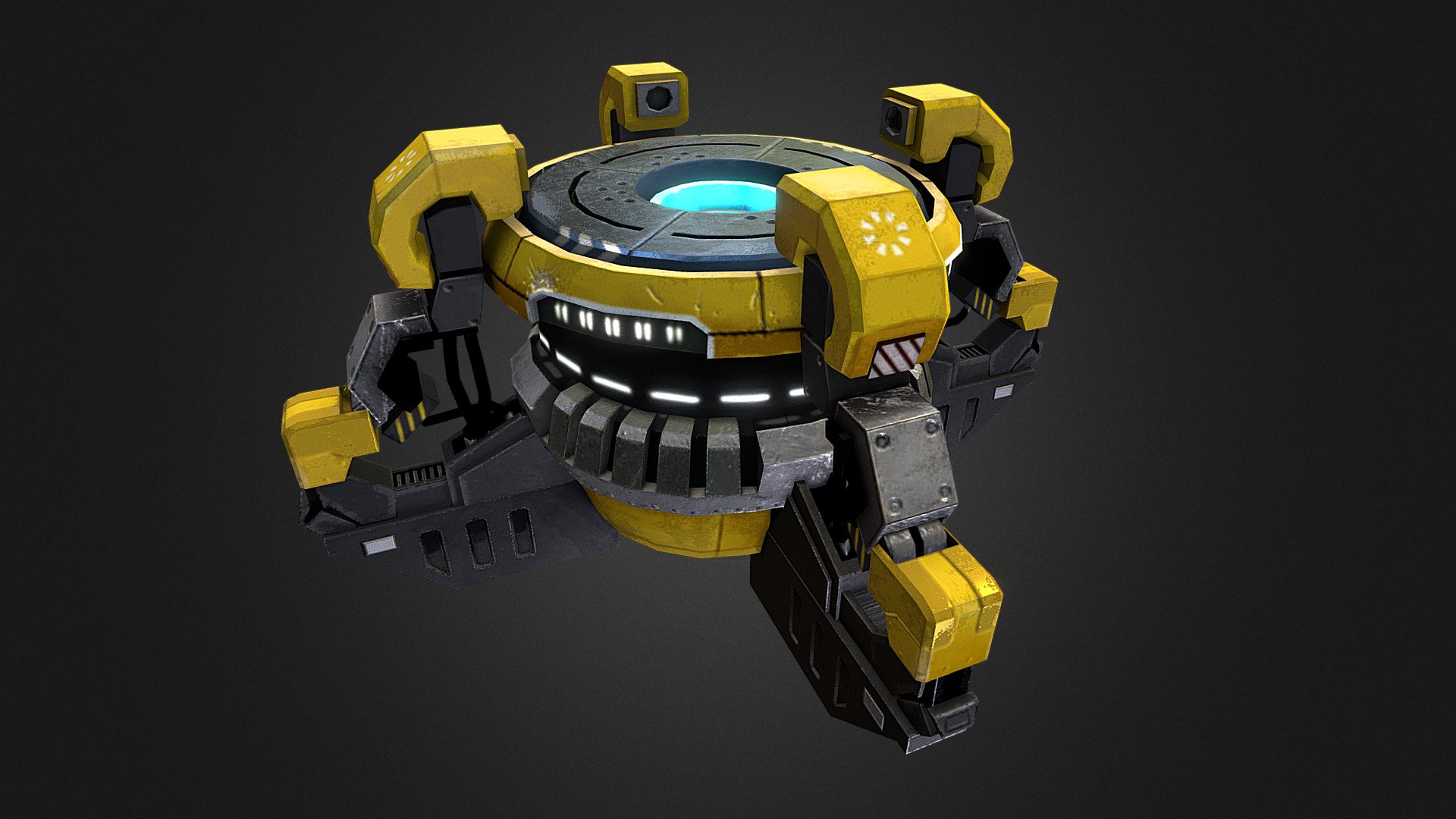 RTS Props : Energy Generator — Sketchfab embed 3D viewer