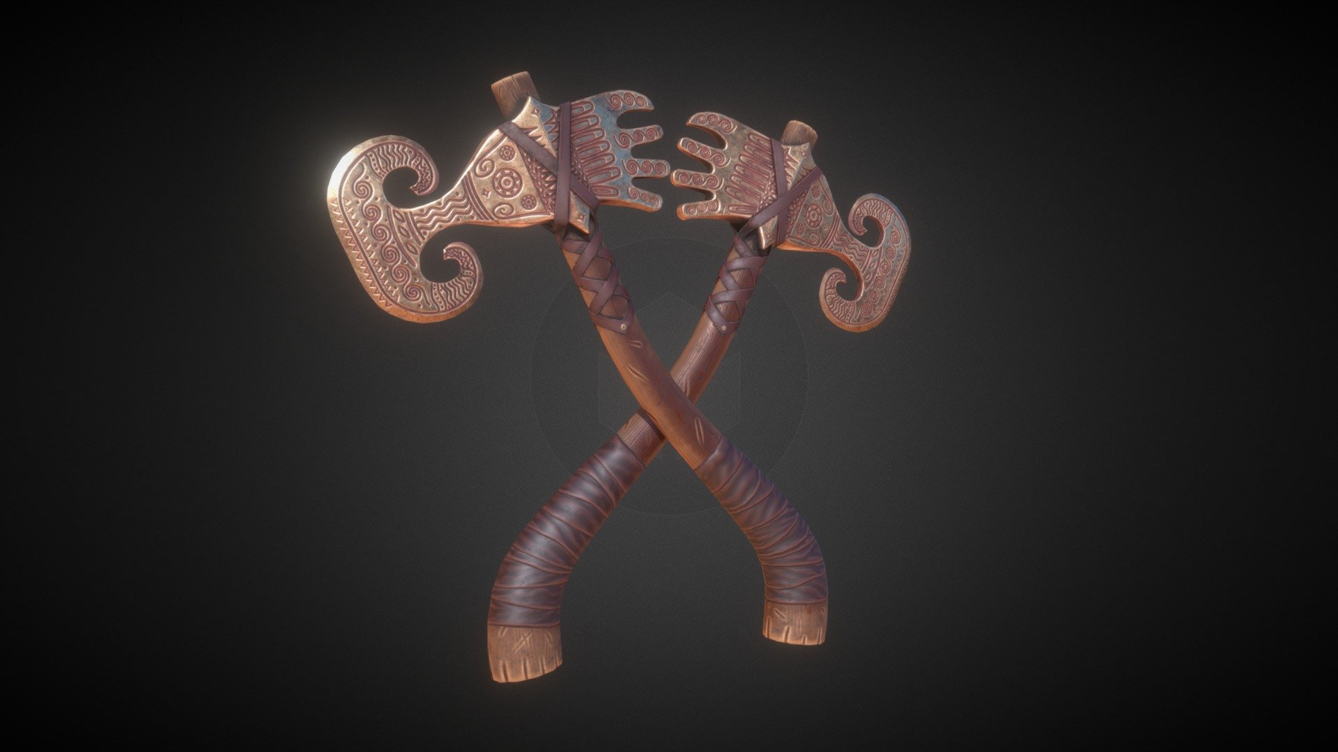 War axe of Mycene — Sketchfab embed 3D viewer