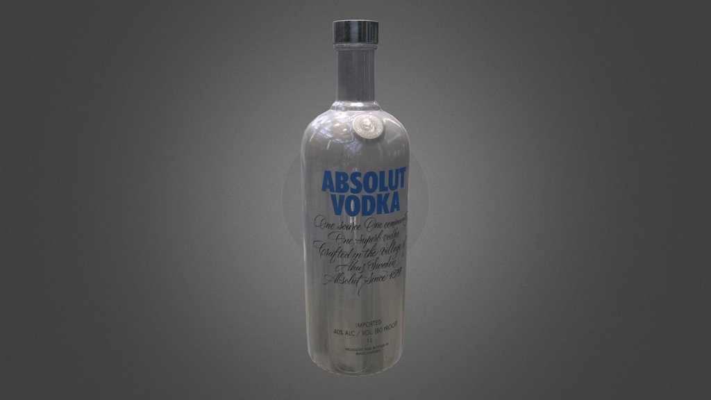 Absolut Vodka 1L Bottle