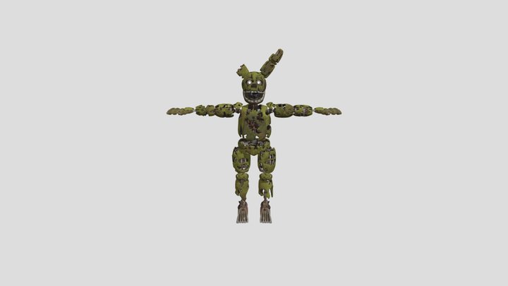 Springtrap (William Afton) from Fnaf 3 3D Model
