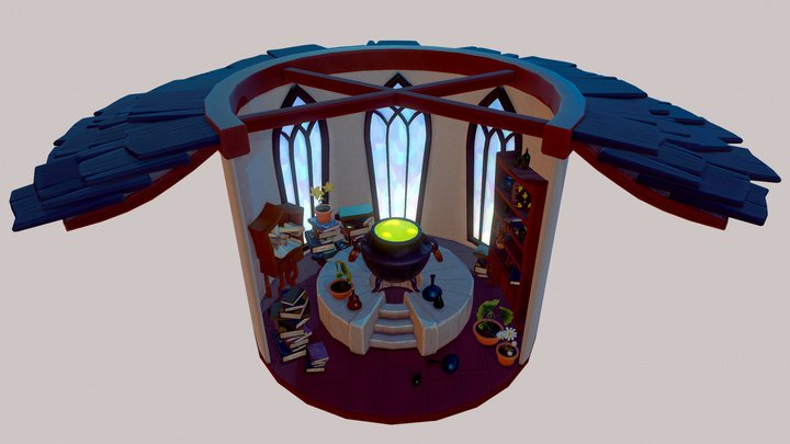 Witchy Enviornment 3D Model