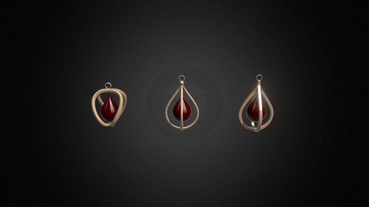кулон 3D Model