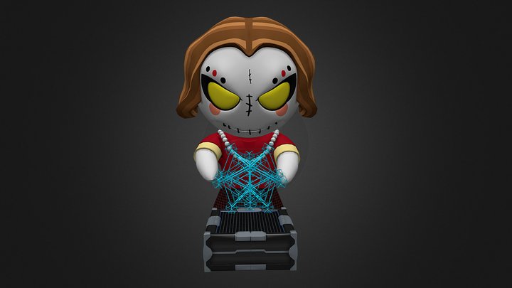 3D Designer Augmented Reality Voodoo Doll 3D Model