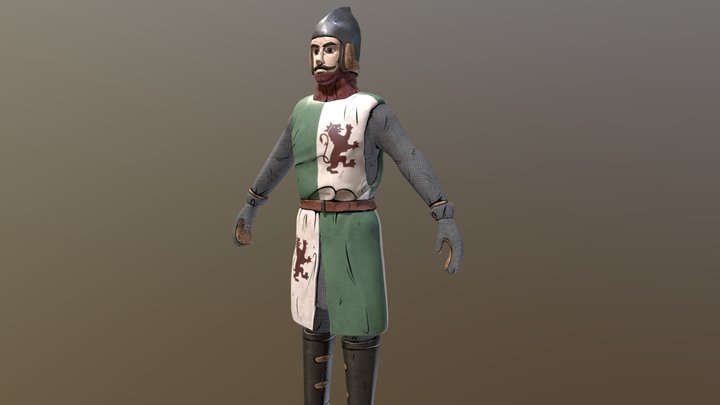 Jean "Grande Fromage" Dubois 3D Model
