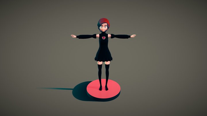 Girl WIP Update 3D Model