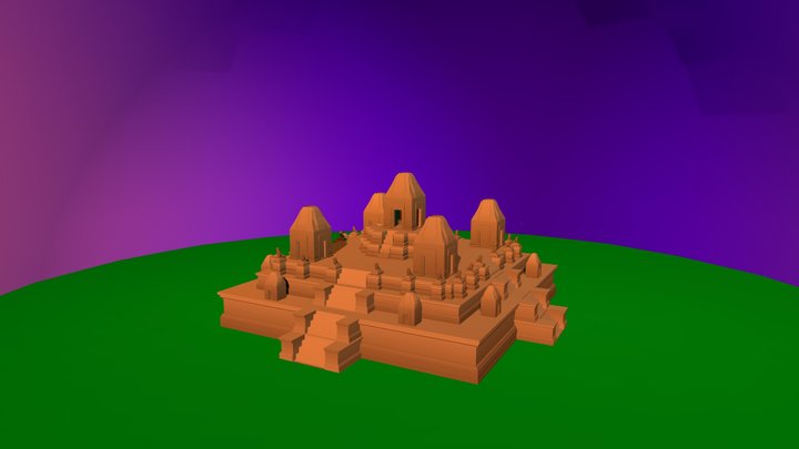 Pre Rup - Cambodian Temple 3D Model