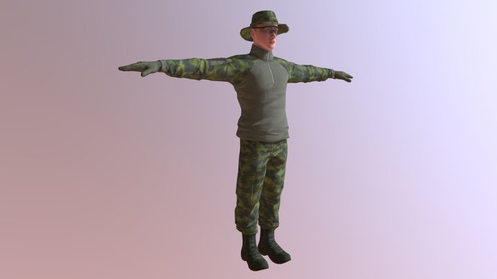 Sniper 3D Model