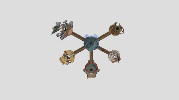 E3 Crash Bandicoot Warped 3D Model