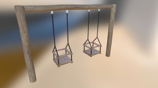 Balanço - Caixas (Parque dos Lagos) 3D Model