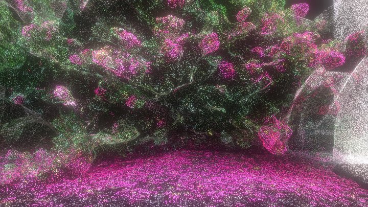 Pink Point Cloud – Free 3D Model STL