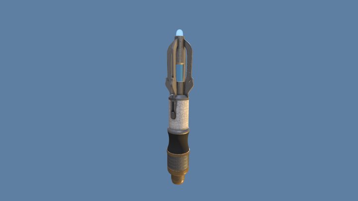 14th Doctor Sonic Screwdriver 3D Model