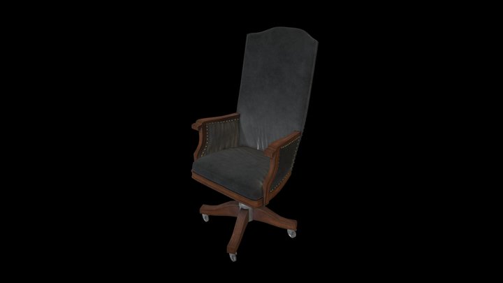 Sam Spade's Office Chair 3D Model