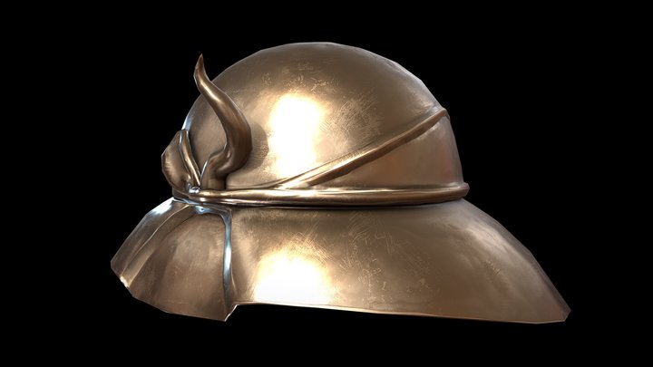 Royal Greco-Bactrian Helmet 3D Model