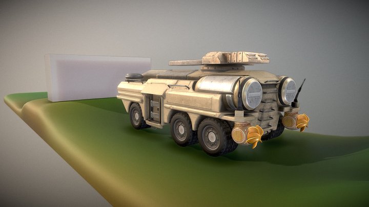 Amphibious Tank (New Rig) – Kostenloses 3D-Modell STL