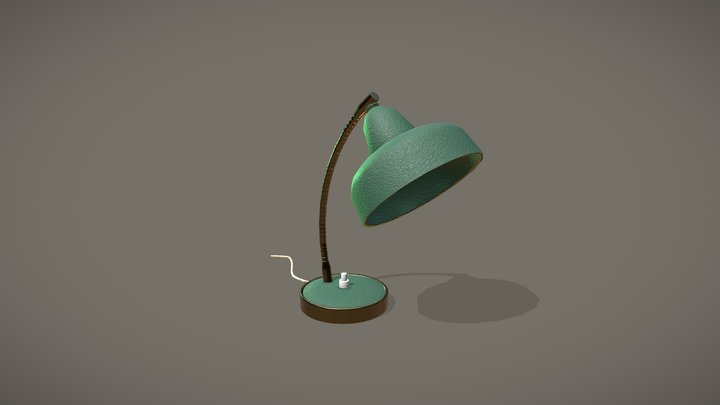 Green Lamp 3D Model