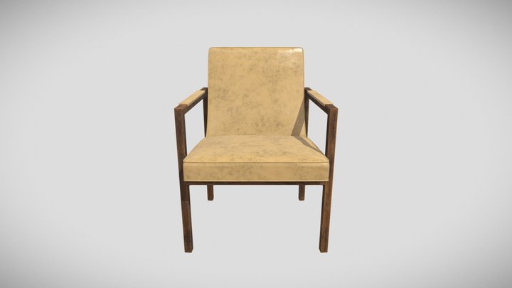 The University Chair 3D Model