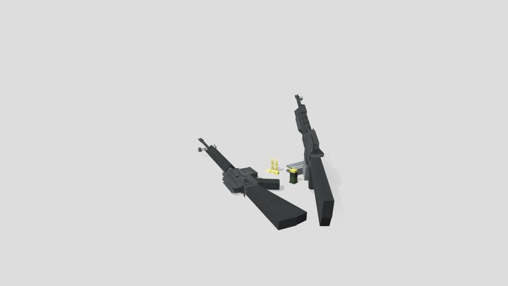 M16A3 3D Model