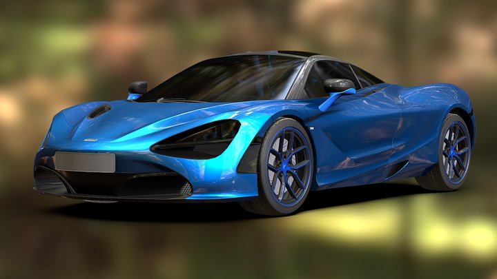 mclaren_720s_car 3D Model